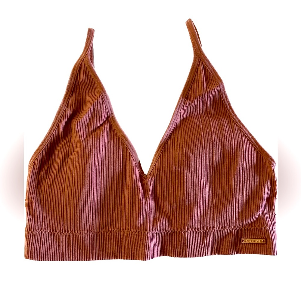 💕Women's Danskin ribbed seamless triangle lounge
bralette in excellent condition